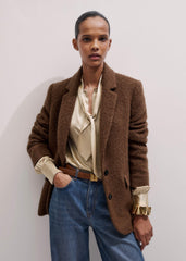 Brown Teddy Luxe Blazer meandem