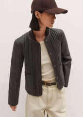 Brown Quilted Weekend Jacket meandem