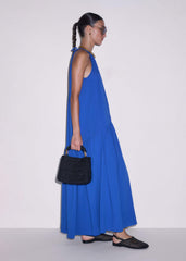 Blue Halterneck Maxi Dress meandem