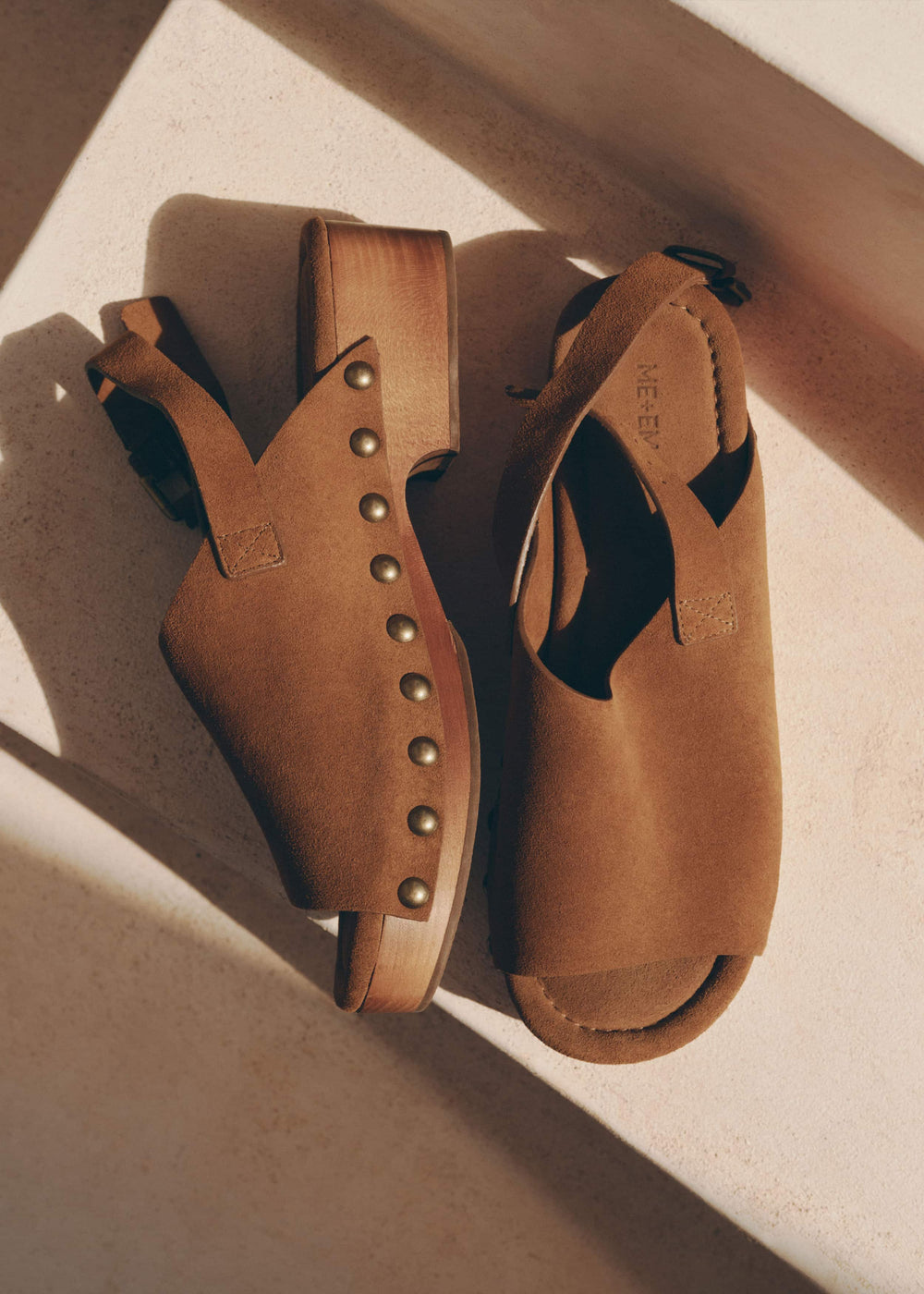 Brown Slingback Clog meandem
