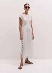 White Maxi Beach Dress meandem