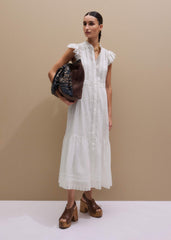 White 2-in-1 Maxi Dress meandem