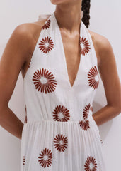 White Full-Length Beach Dress meandem