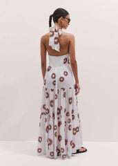 White Full-Length Beach Dress meandem