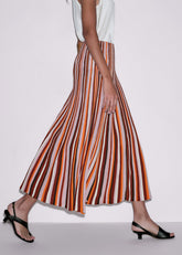 Cinnamon Stripe Knit Maxi Skirt meandem