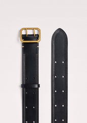 Black Double Prong Belt meandem