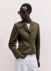 Khaki Wear With Everything Fitted Utility Jacket meandem