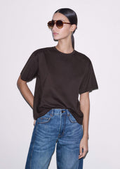 Brown Oversized Tee meandem