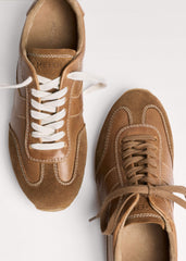 Brown Retro Runner Sneaker meandem