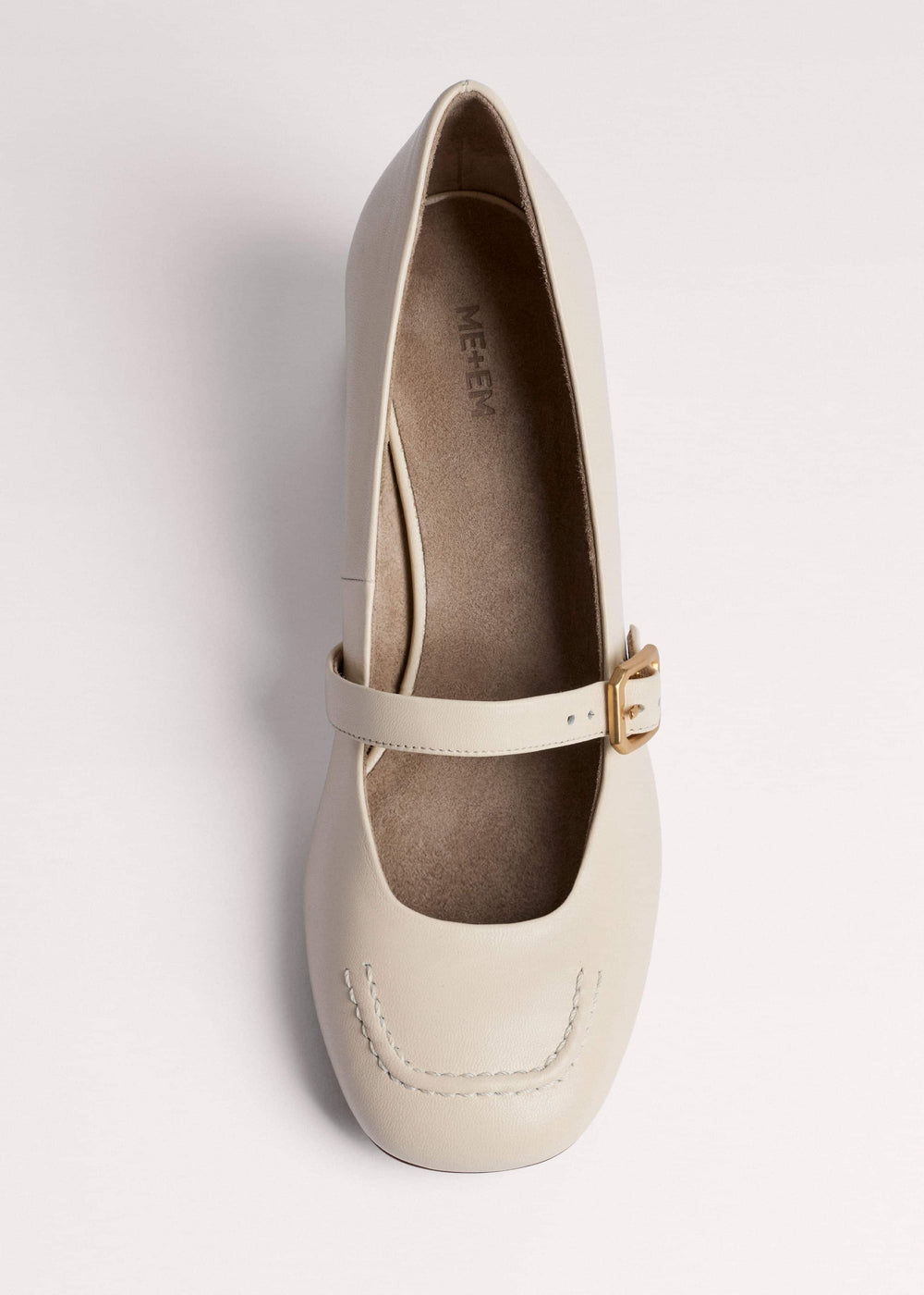 Cream Classic Mary Jane Heel meandem