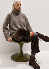 Brown Boot Sock meandem