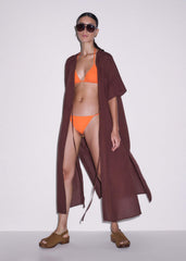 Orange Side Tie Bikini Bottom meandem