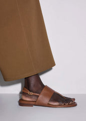 Brown Minimal Sandal meandem