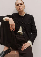 Black Studded Slipper meandem