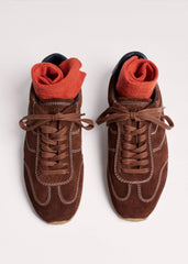 Brown Retro Runner Sneaker meandem
