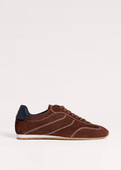 Brown Retro Runner Sneaker meandem