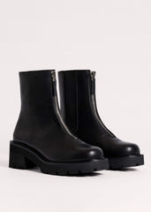 Black Zip Front Boot meandem