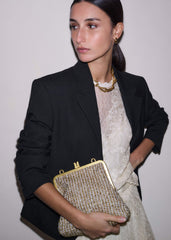 Gold Tweed AM-PM Crossbody Bag meandem