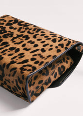 Brown 2-Way Leopard Print Crossbody Bag meandem