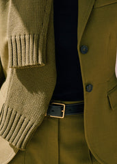 Black + Tan Reversible Belt meandem