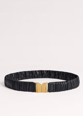 Black Elasticated Belt meandem