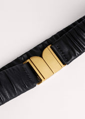 Black Elasticated Belt meandem