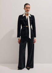 Black Elasticated Belt meandem