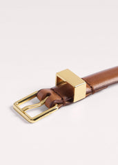 Brown Skinny Belt meandem