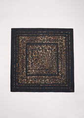 Brown Leopard Border Scarf meandem
