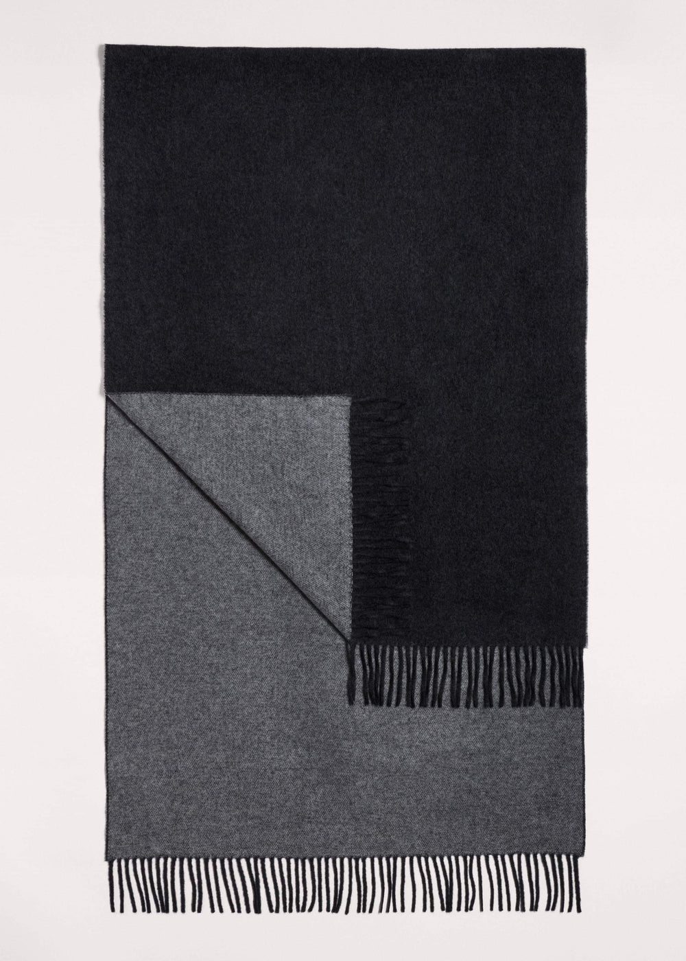 Gray Cashmere Blend Travel Scarf meandem