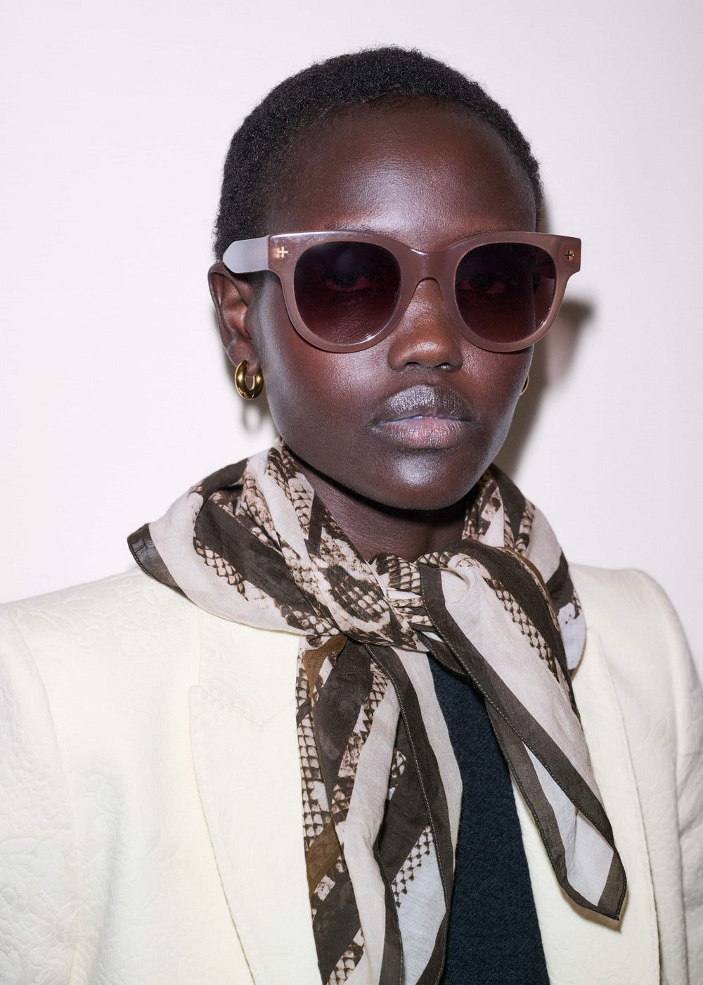 Nude D Frame Sunglasses meandem