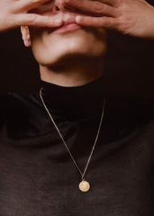 Gold Medium Leone Necklace meandem