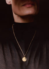 Gold Cancer Necklace meandem