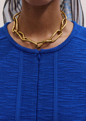 Blue Fit + Flare Maxi Dress meandem