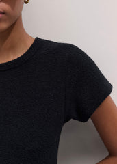 Black A-Line Maxi Tee Dress meandem