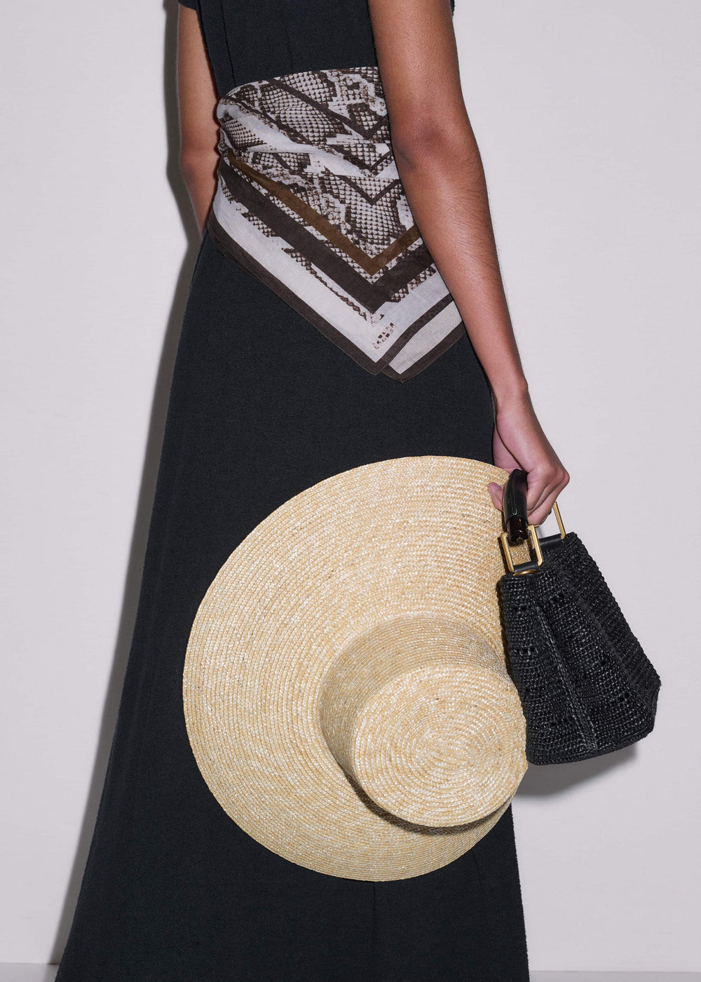 Black A-Line Maxi Tee Dress meandem