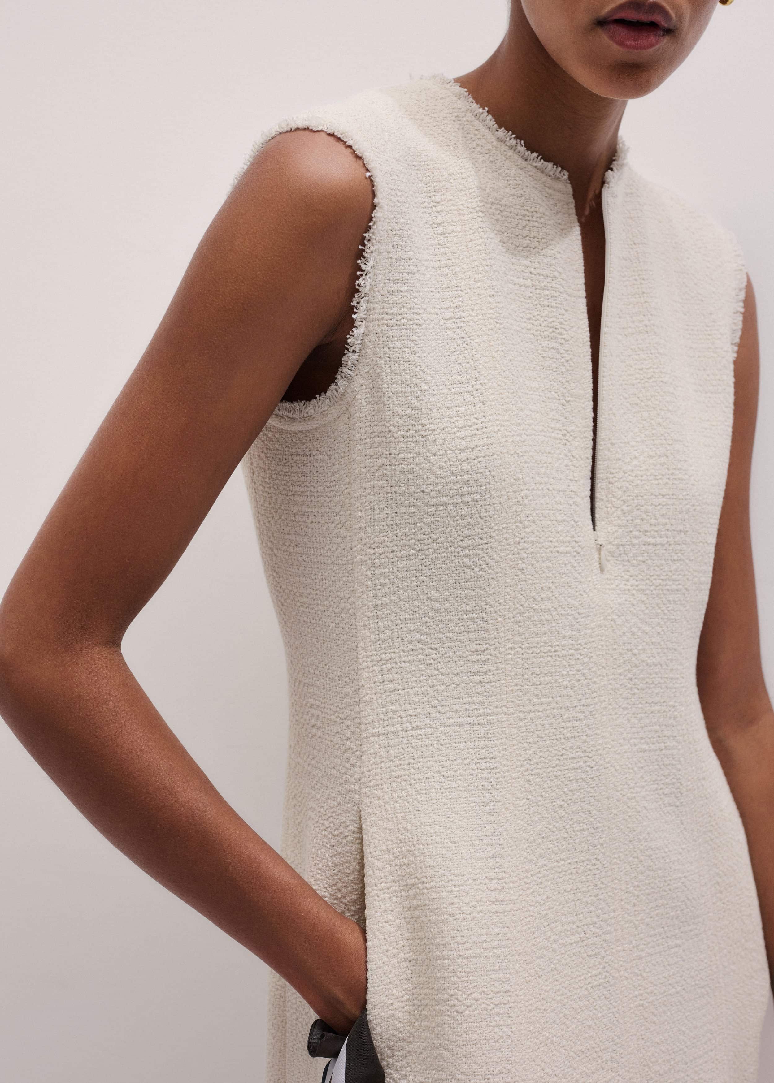 Cream Desk-To-Dinner Fit And Flare Maxi Dress meandem