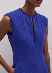 Blue Desk-To-Dinner Fit And Flare Maxi Dress meandem