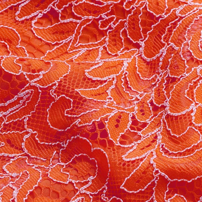 Orange Two Tone Full Length Dress meandem