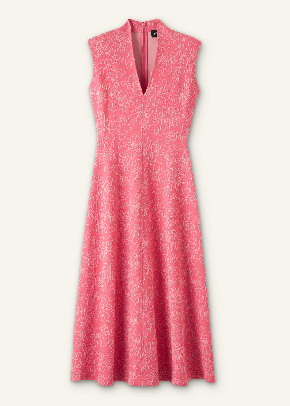 Pink Panelled Fit + Flare Maxi Dress | ME+ME meandem