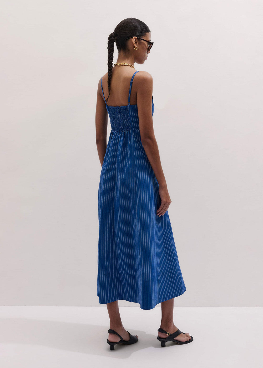 Blue 2-In-1 Fit + Flare Maxi Dress meandem