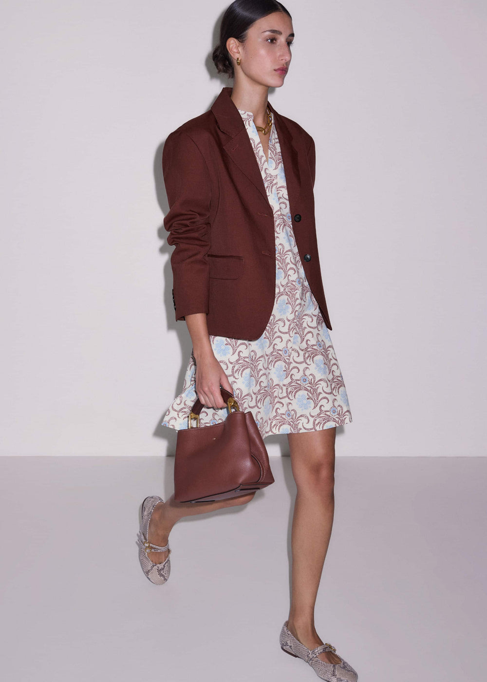 Cream Summer Swing Dress meandem
