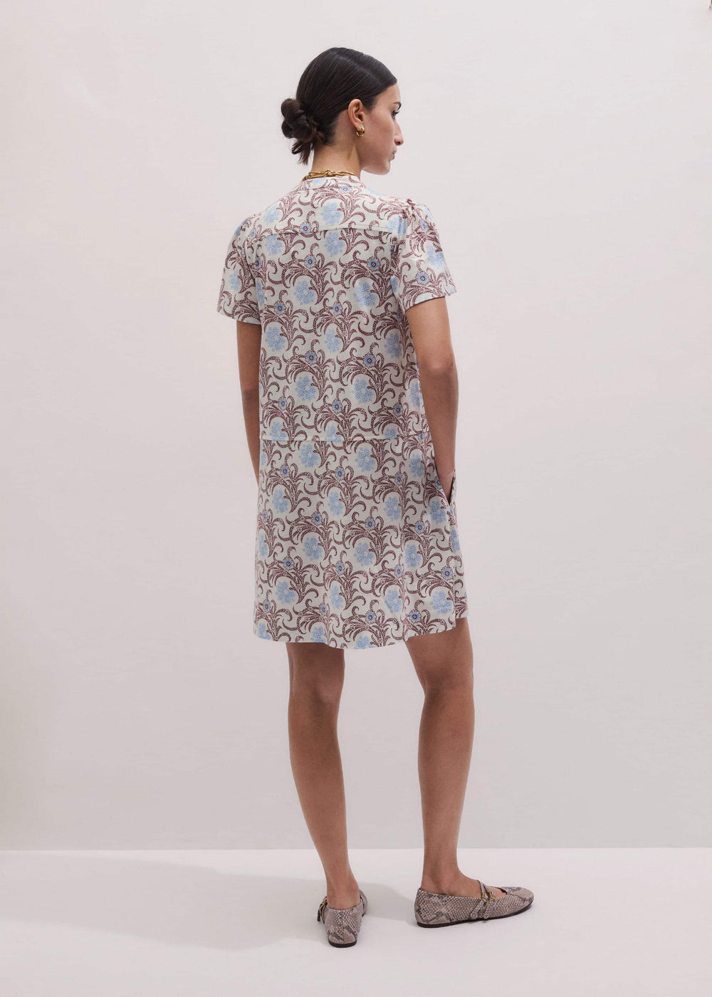 Cream Summer Swing Dress meandem