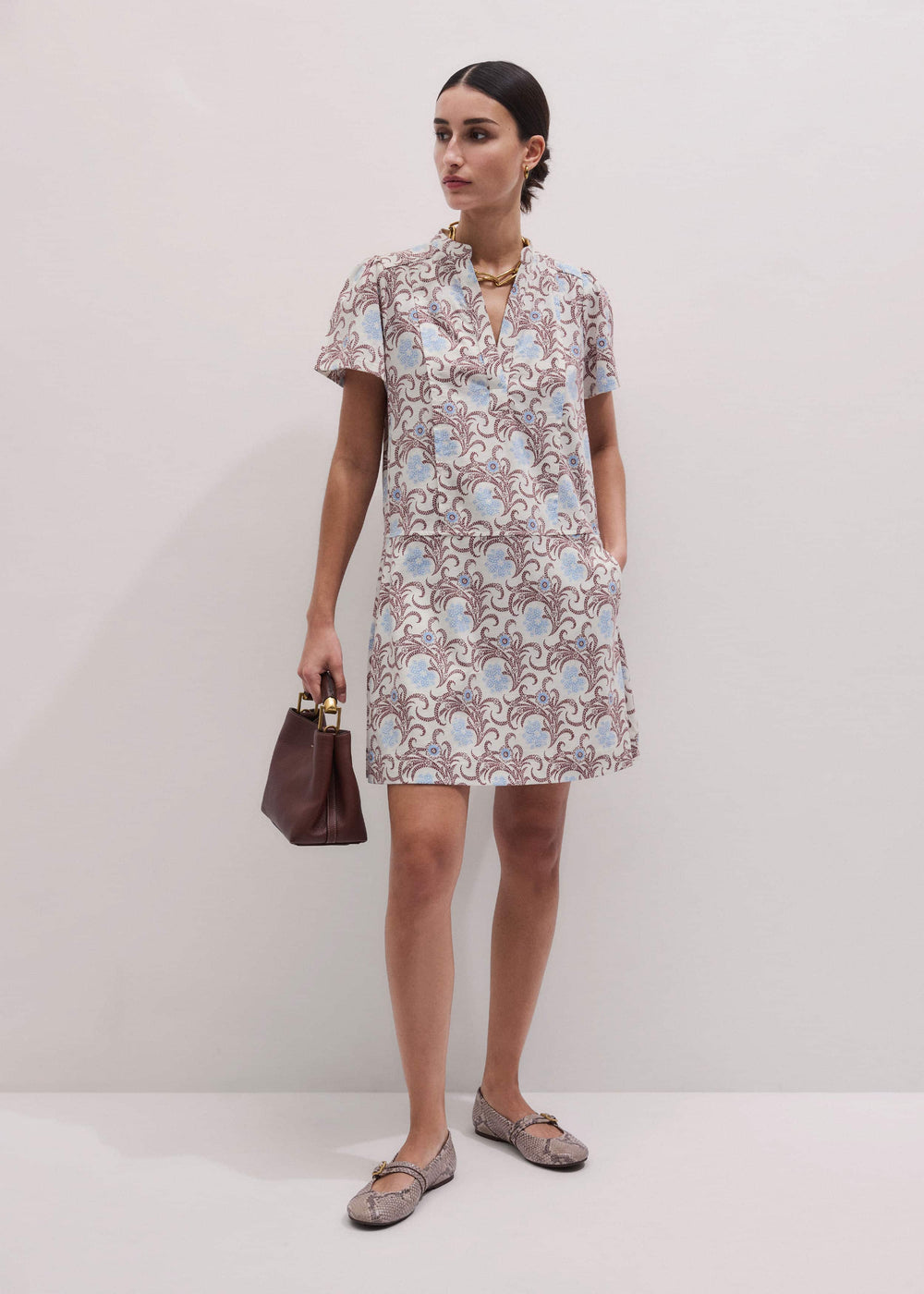 Cream Summer Swing Dress meandem