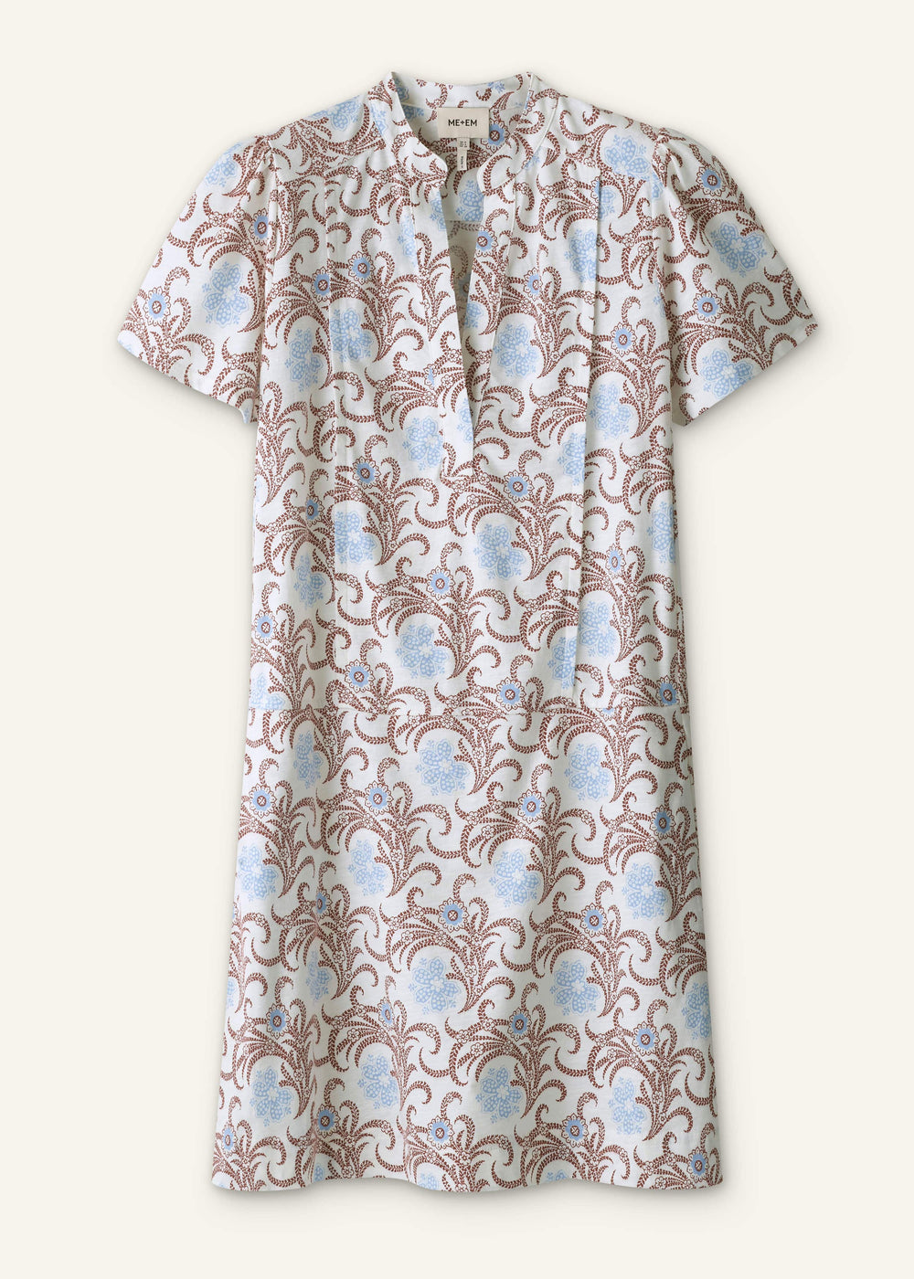 Cream Summer Swing Dress meandem