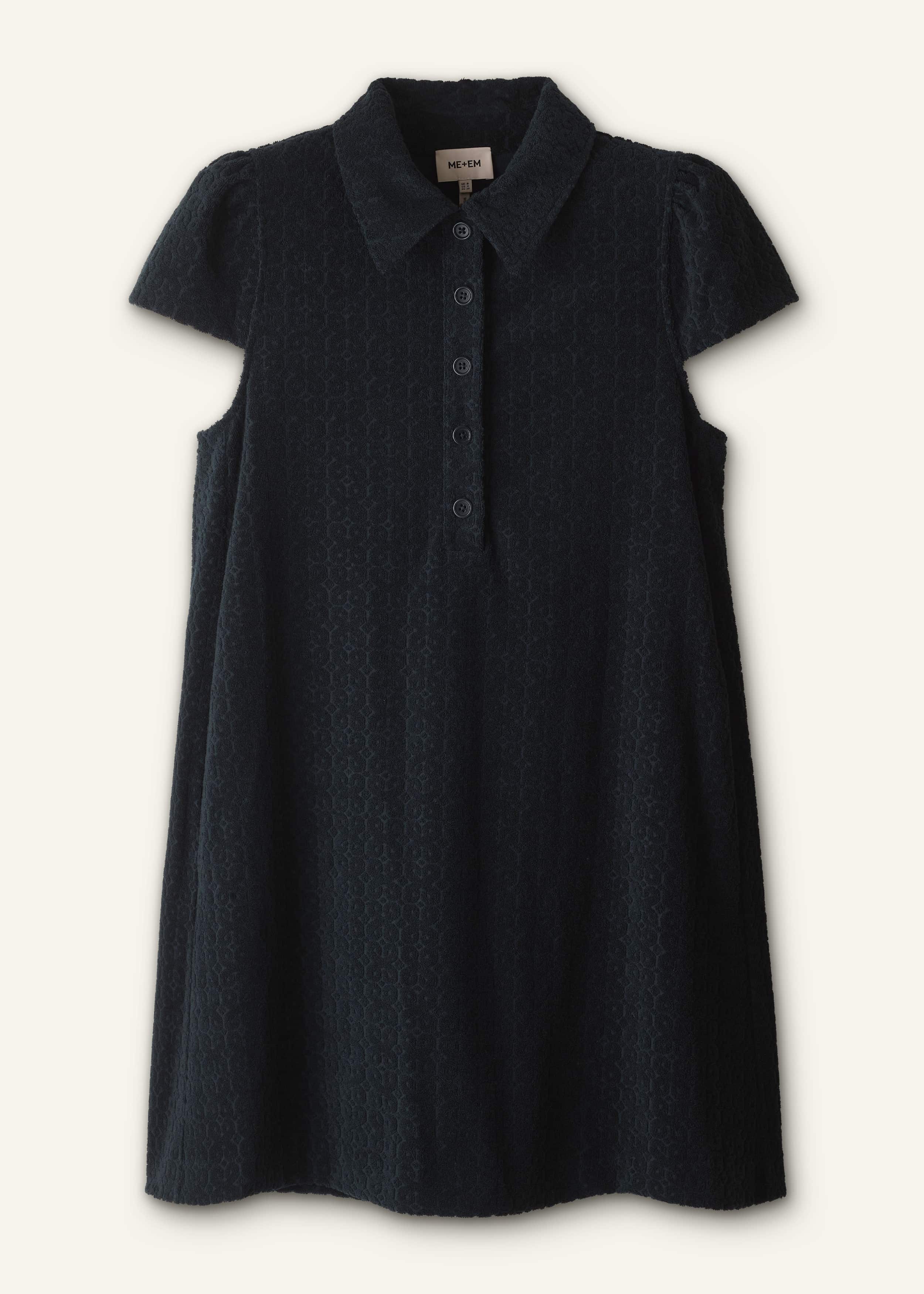 Navy Mini Swing Dress meandem
