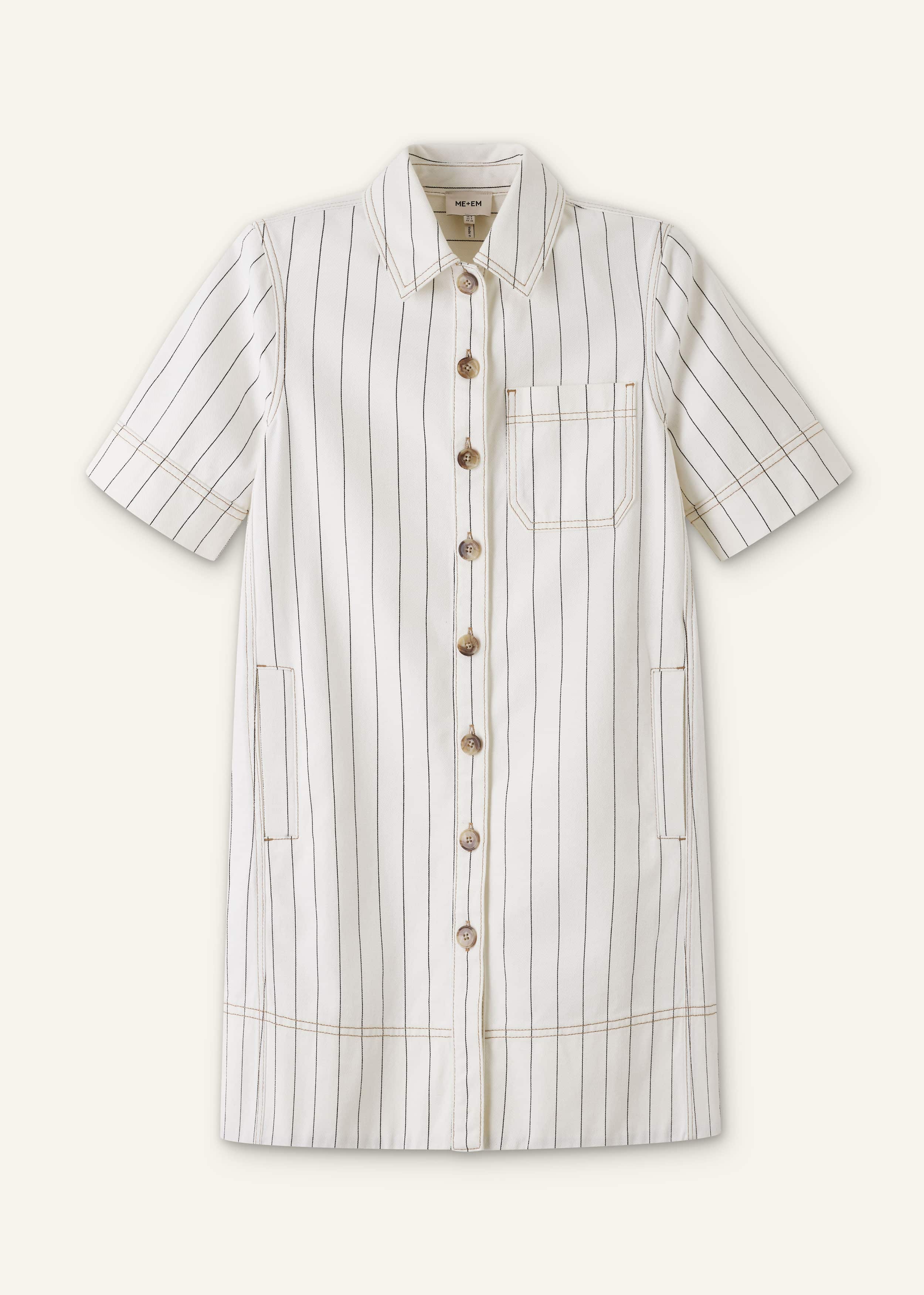 Ecru A-Line Mini Dress meandem