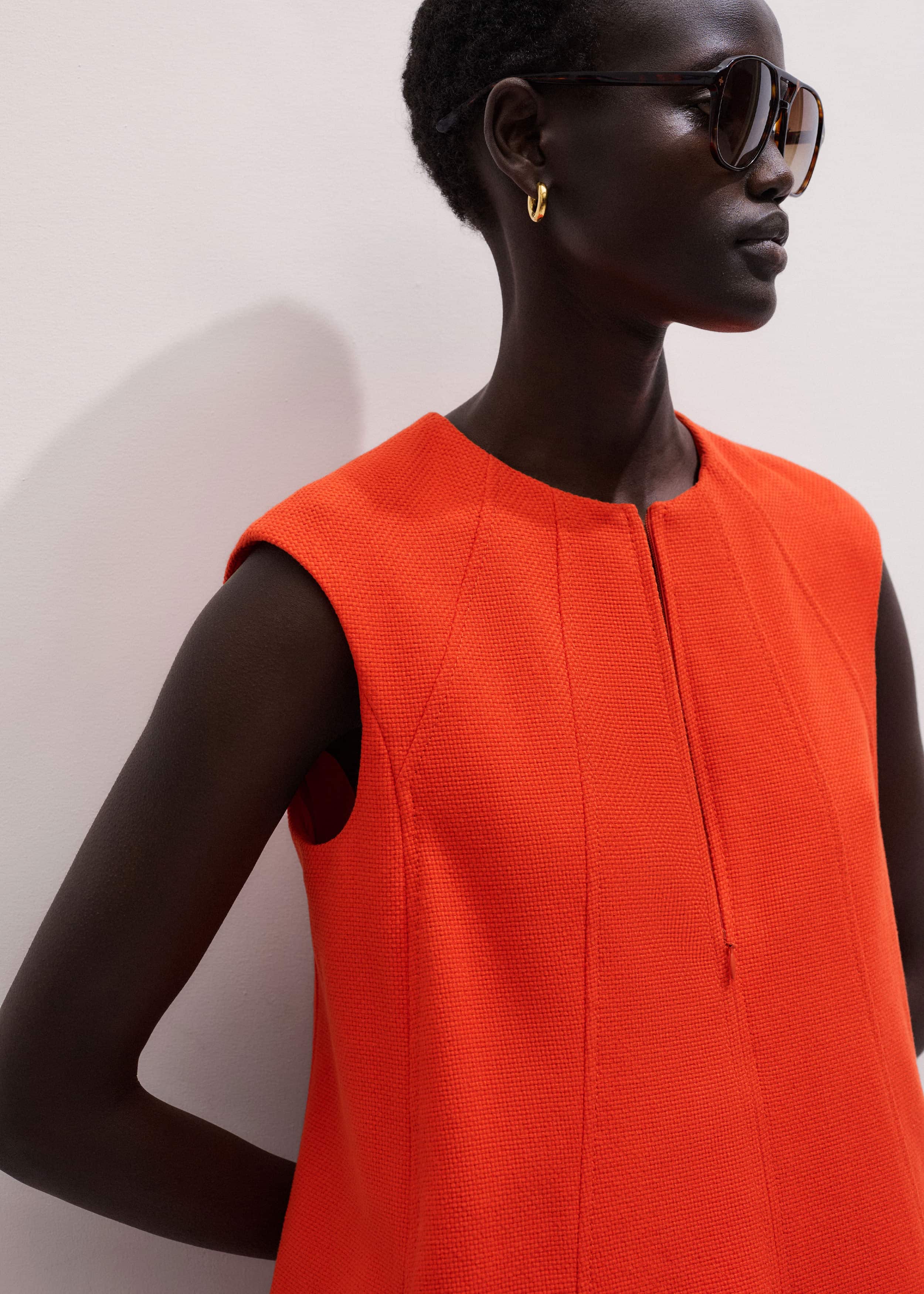 Orange Swing Mini Dress meandem