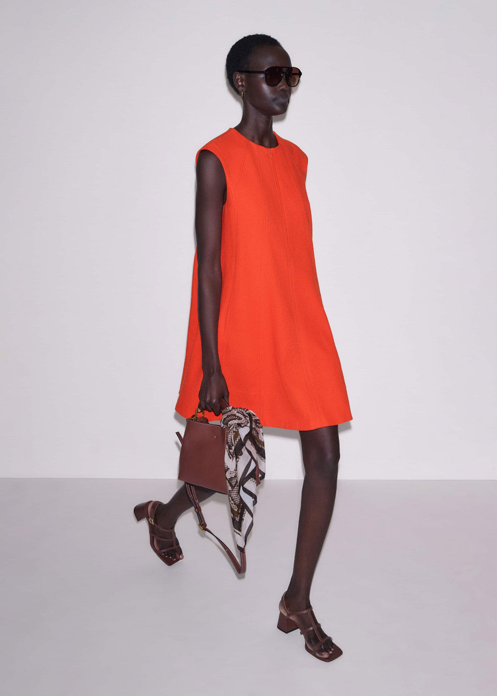 Orange Swing Mini Dress meandem