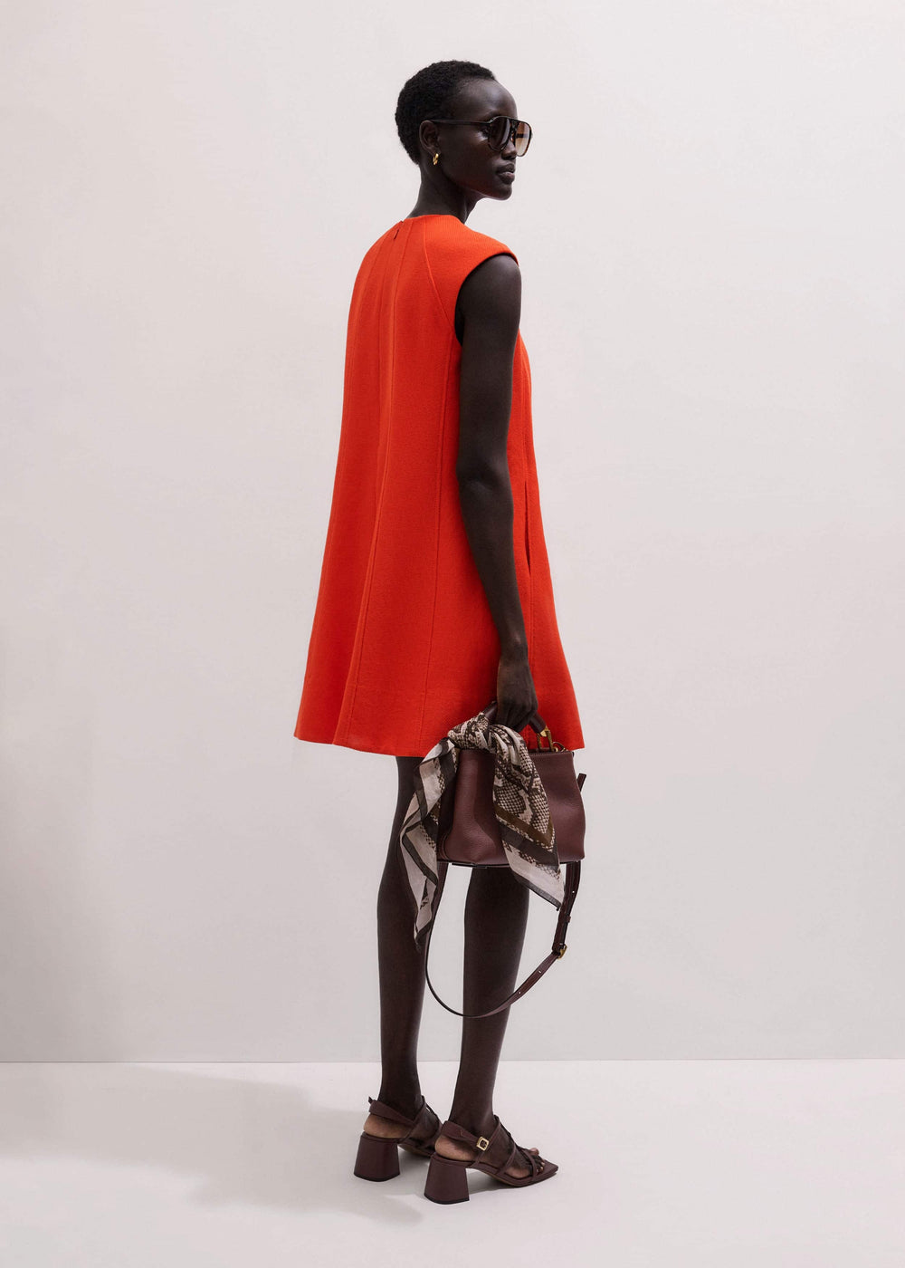 Orange Swing Mini Dress meandem